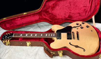 NEW ! Gibson ES-335 Block Inlay - Figured Natural - Authorized Dealer - Beautiful Maple - 8.5 lbs - G07910