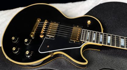 NEW! Gibson Custom Shop Murphy Lab '68 Les Paul Custom Reissue Ultra Light Aged Ebony Authorized Dealer - 9.3 lbs - G07925