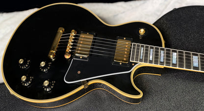 NEW! Gibson Custom Shop Murphy Lab '68 Les Paul Custom Reissue Ultra Light Aged Ebony Authorized Dealer - 9.3 lbs - G07925