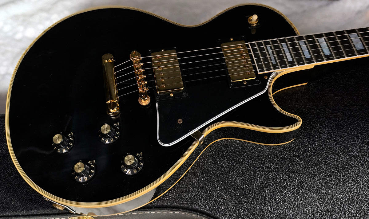 NEW! Gibson Custom Shop Murphy Lab '68 Les Paul Custom Reissue Ultra Light Aged Ebony Authorized Dealer - 9.3 lbs - G07925