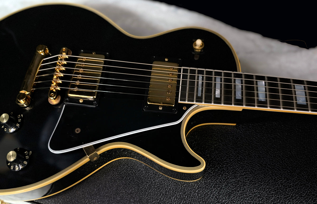 NEW! Gibson Custom Shop Murphy Lab '68 Les Paul Custom Reissue Ultra Light Aged Ebony Authorized Dealer - 9.3 lbs - G07925
