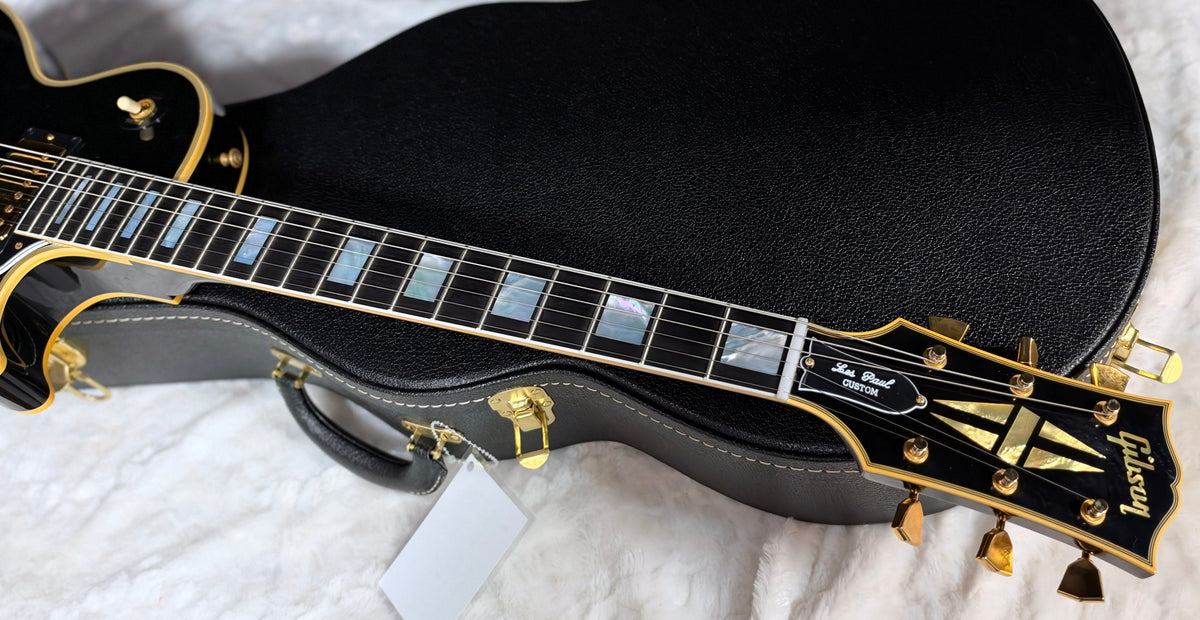 NEW! Gibson Custom Shop Murphy Lab '68 Les Paul Custom Reissue Ultra Light Aged Ebony Authorized Dealer - 9.3 lbs - G07925