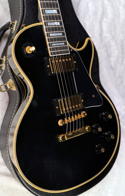 NEW! Gibson Custom Shop Murphy Lab '68 Les Paul Custom Reissue Ultra Light Aged Ebony Authorized Dealer - 9.3 lbs - G07925