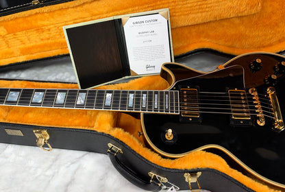 NEW! Gibson Custom Shop Murphy Lab '68 Les Paul Custom Reissue Ultra Light Aged Ebony Authorized Dealer - 9.3 lbs - G07925