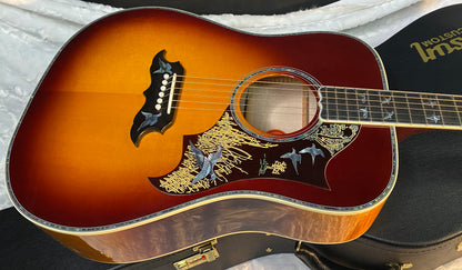 NEW! Gibson Custom Shop Dove - Doves In Flight - Made 2 Measure - Custom Ordered in Autumnburst Finish - Authorized Dealer - 5 lbs - G06614