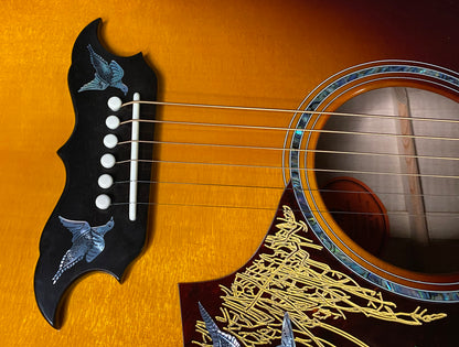 NEW! Gibson Custom Shop Dove - Doves In Flight - Made 2 Measure - Custom Ordered in Autumnburst Finish - Authorized Dealer - 5 lbs - G06614