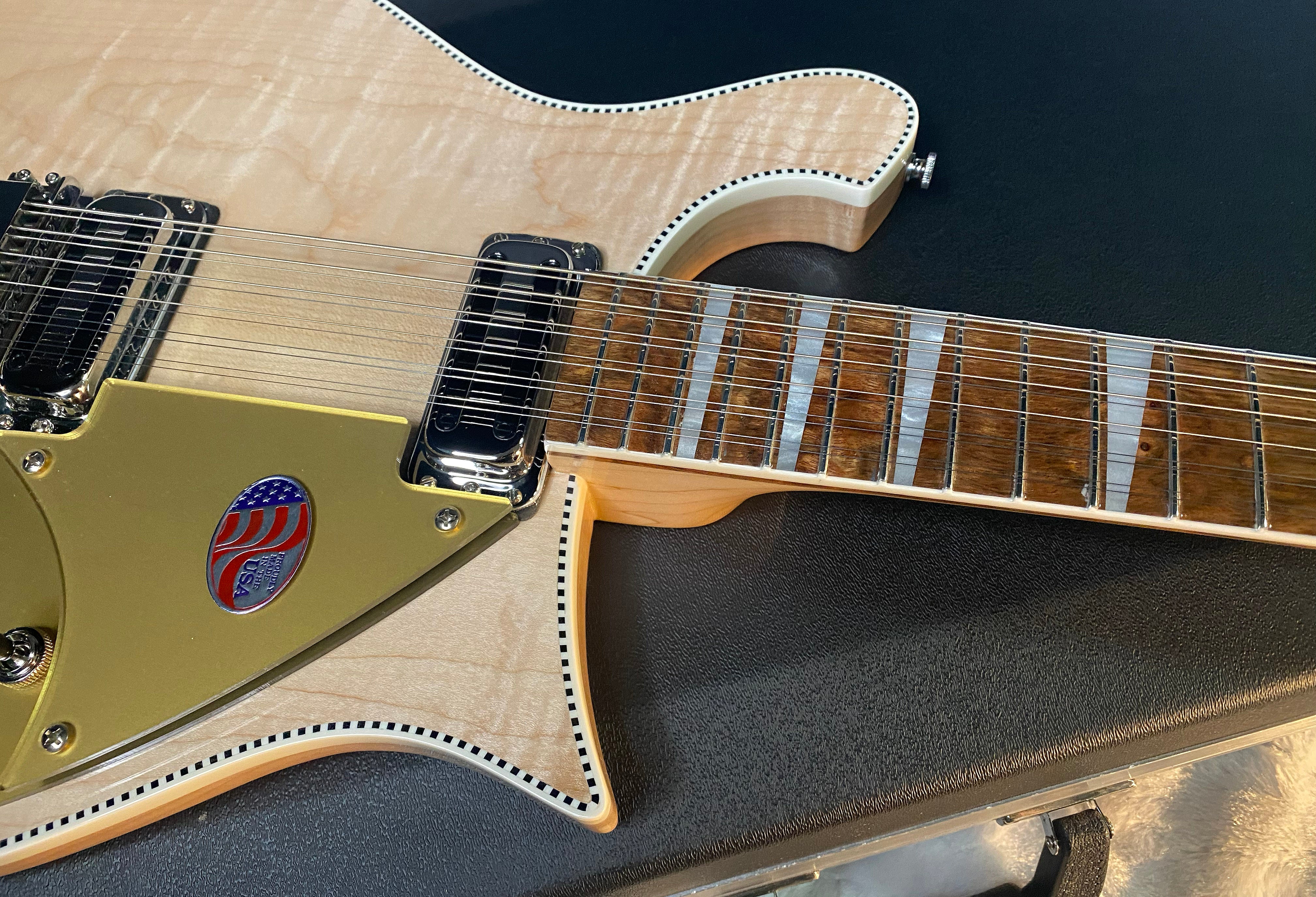 NEW! Rickenbacker 660/12 Maple Glo MG 7.35 lbs - Authorized Dealer - In Stock Ready to Ship- G06620