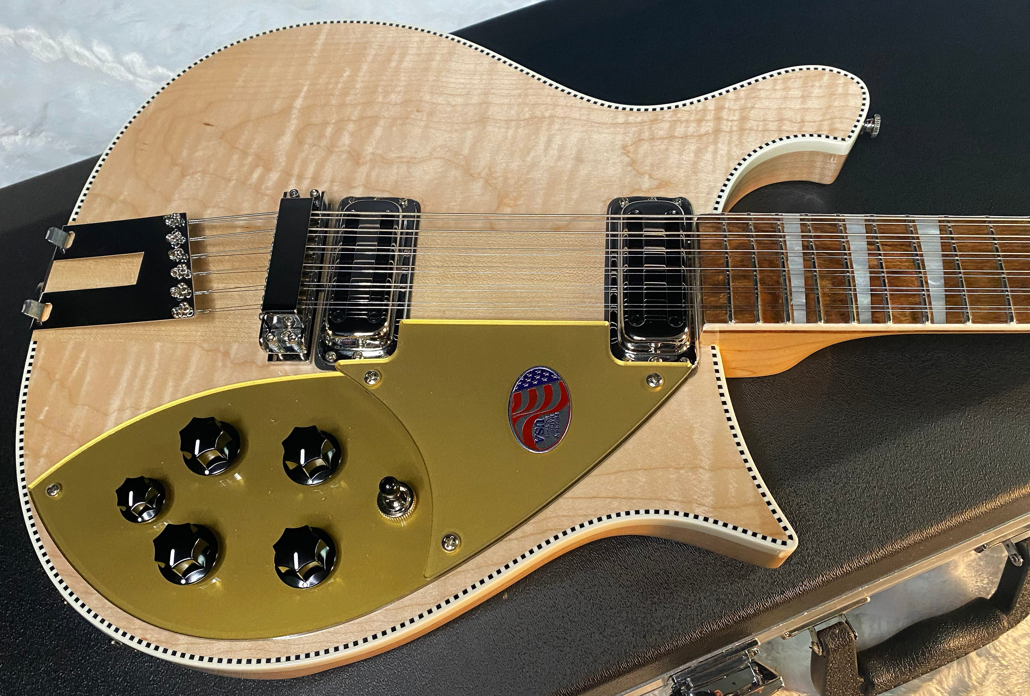 NEW! Rickenbacker 660/12 Maple Glo MG 7.35 lbs - Authorized Dealer - In Stock Ready to Ship- G06620