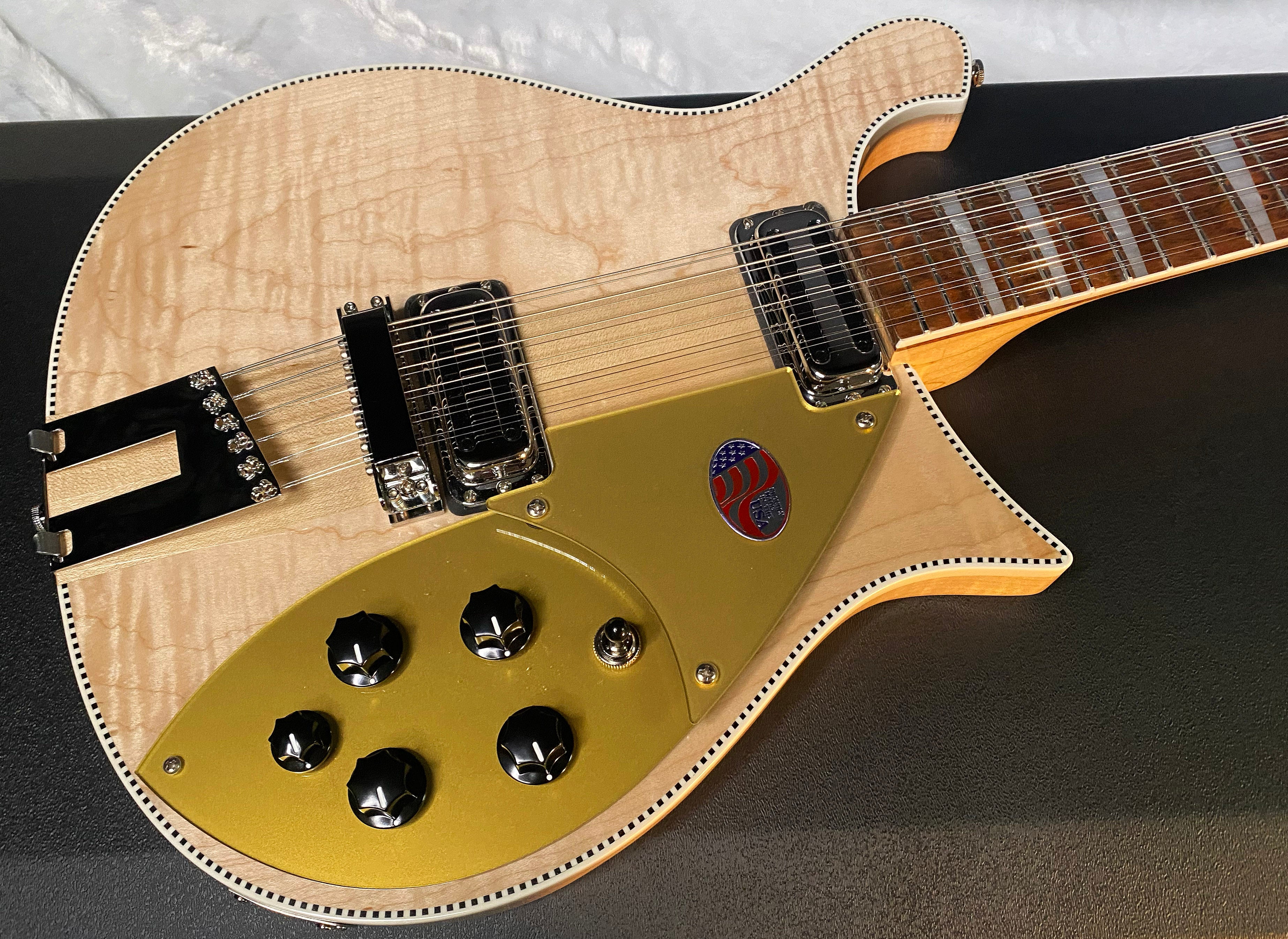 NEW! Rickenbacker 660/12 Maple Glo MG 7.35 lbs - Authorized Dealer - In Stock Ready to Ship- G06620