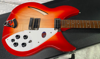 NEW! Rickenbacker 330 Fire Glo FG Fireglo - Semi Hollow Electric Guitar - Authorized Dealer - 7.5 lbs - G07211