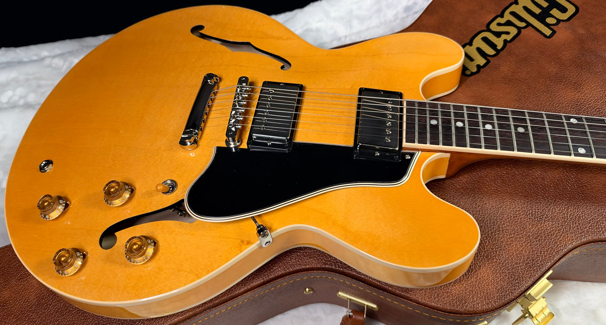 NEW ! Gibson ES-335 50s Semi-Hollowbody Electric Guitar - Vintage Natural - Authorized Dealer - 8.4lbs - G07995