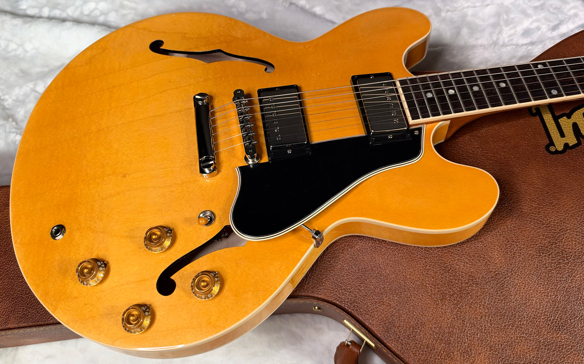 NEW ! Gibson ES-335 50s Semi-Hollowbody Electric Guitar - Vintage Natural - Authorized Dealer - 8.4lbs - G07995
