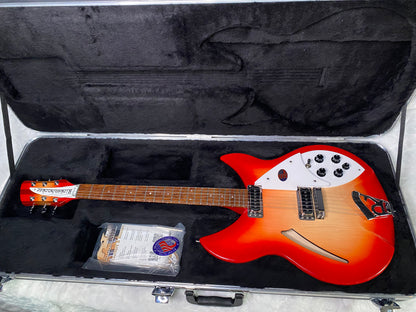NEW! Rickenbacker 330 Fire Glo FG Fireglo - Semi Hollow Electric Guitar - Authorized Dealer - 7.5 lbs - G07211