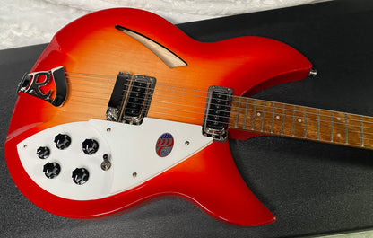 NEW! Rickenbacker 330 Fire Glo FG Fireglo - Semi Hollow Electric Guitar - Authorized Dealer - 7.8 lbs - G07209