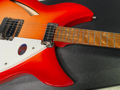 NEW! Rickenbacker 330 Fire Glo FG Fireglo - Semi Hollow Electric Guitar - Authorized Dealer - 7.8 lbs - G07209