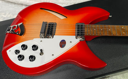 NEW! Rickenbacker 330 Fire Glo FG Fireglo - Semi Hollow Electric Guitar - Authorized Dealer - 7.8 lbs - G07209