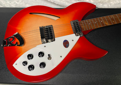NEW! Rickenbacker 330 Fire Glo FG Fireglo - Semi Hollow Electric Guitar - Authorized Dealer - 7.8 lbs - G07209