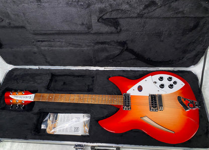 NEW! Rickenbacker 330 Fire Glo FG Fireglo - Semi Hollow Electric Guitar - Authorized Dealer - 7.8 lbs - G07209