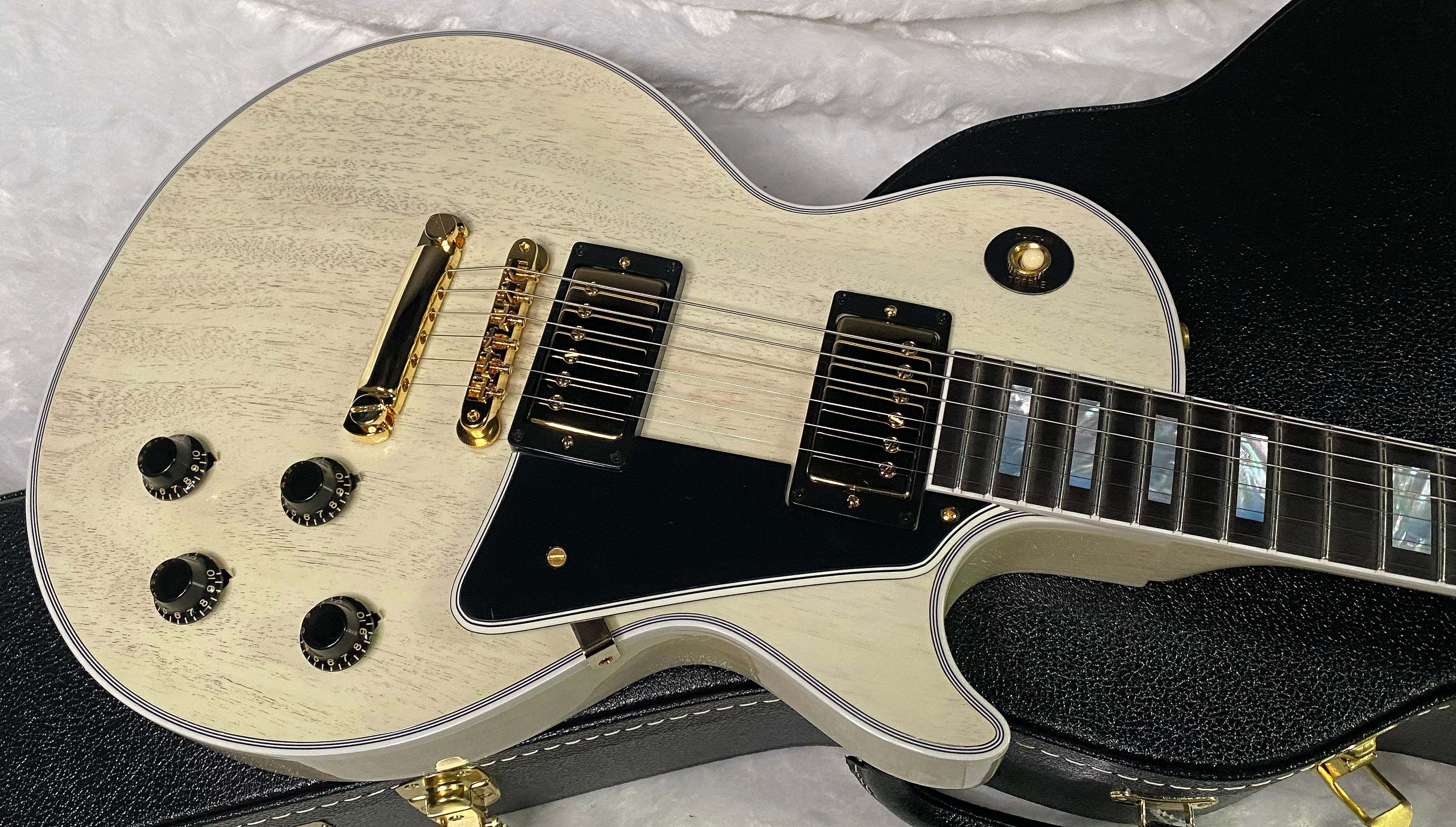 NEW! Gibson Les Paul Custom 1957 Reissue VOS - Custom Ordered in TV White - Custom Shop - 8.5 lbs - Authorized Dealer - G07213