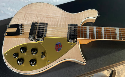NEW! Rickenbacker 660/12 Maple Glo MG 7.45 lbs - Authorized Dealer - In Stock Ready to Ship- G06621
