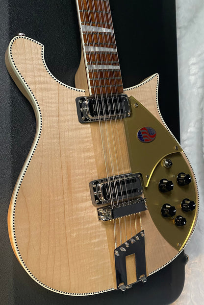 NEW! Rickenbacker 660/12 Maple Glo MG 7.45 lbs - Authorized Dealer - In Stock Ready to Ship- G06621