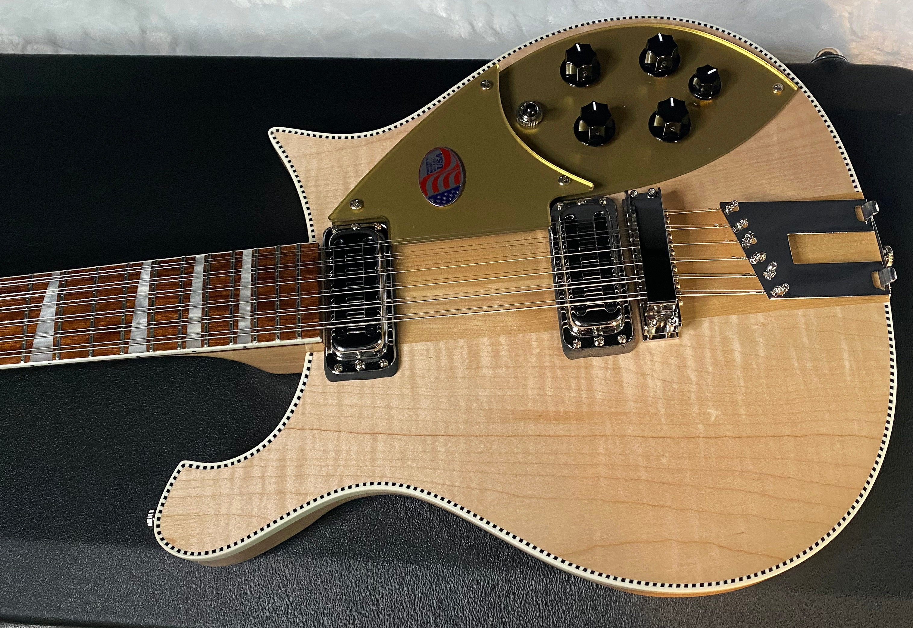 NEW! Rickenbacker 660/12 Maple Glo MG 7.45 lbs - Authorized Dealer - In Stock Ready to Ship- G06621