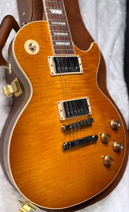 NEW ! Gibson Kirk Hammett "Greeny” Les Paul Standard﻿﻿ Greeny Burst - Killer Curly Flame Maple Top - Only 8.8lbs - Authorized Dealer - G07923