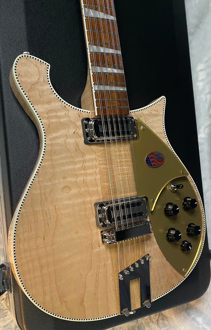 NEW! Rickenbacker 660/12 Maple Glo MG 7.55 lbs - Authorized Dealer - In Stock Ready to Ship- G06622