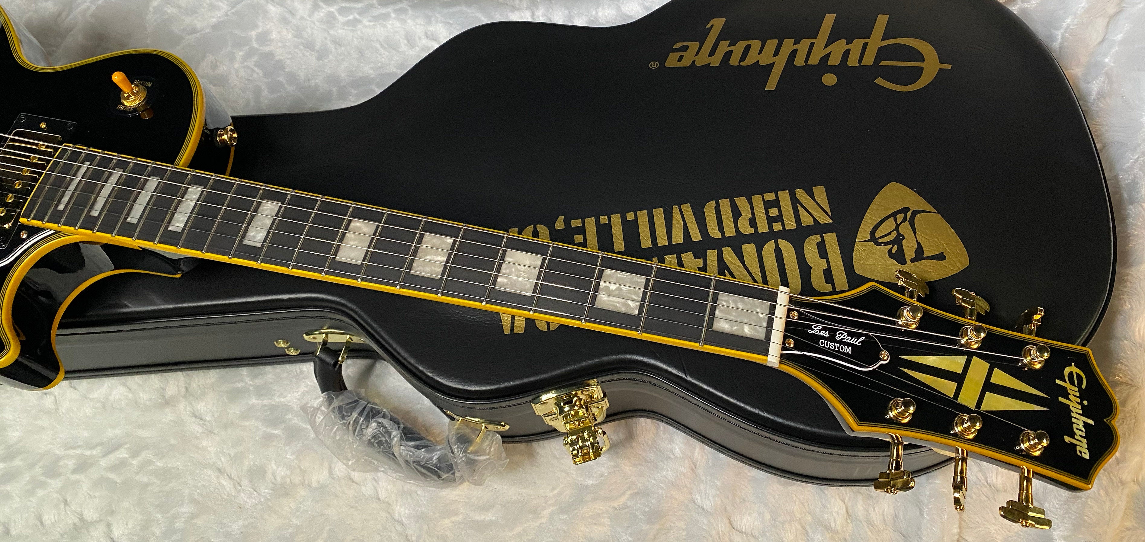 NEW! Epiphone Joe Bonamassa ‘59 Les Paul Custom - Bigsby - Limited Edition - Authorized Dealer