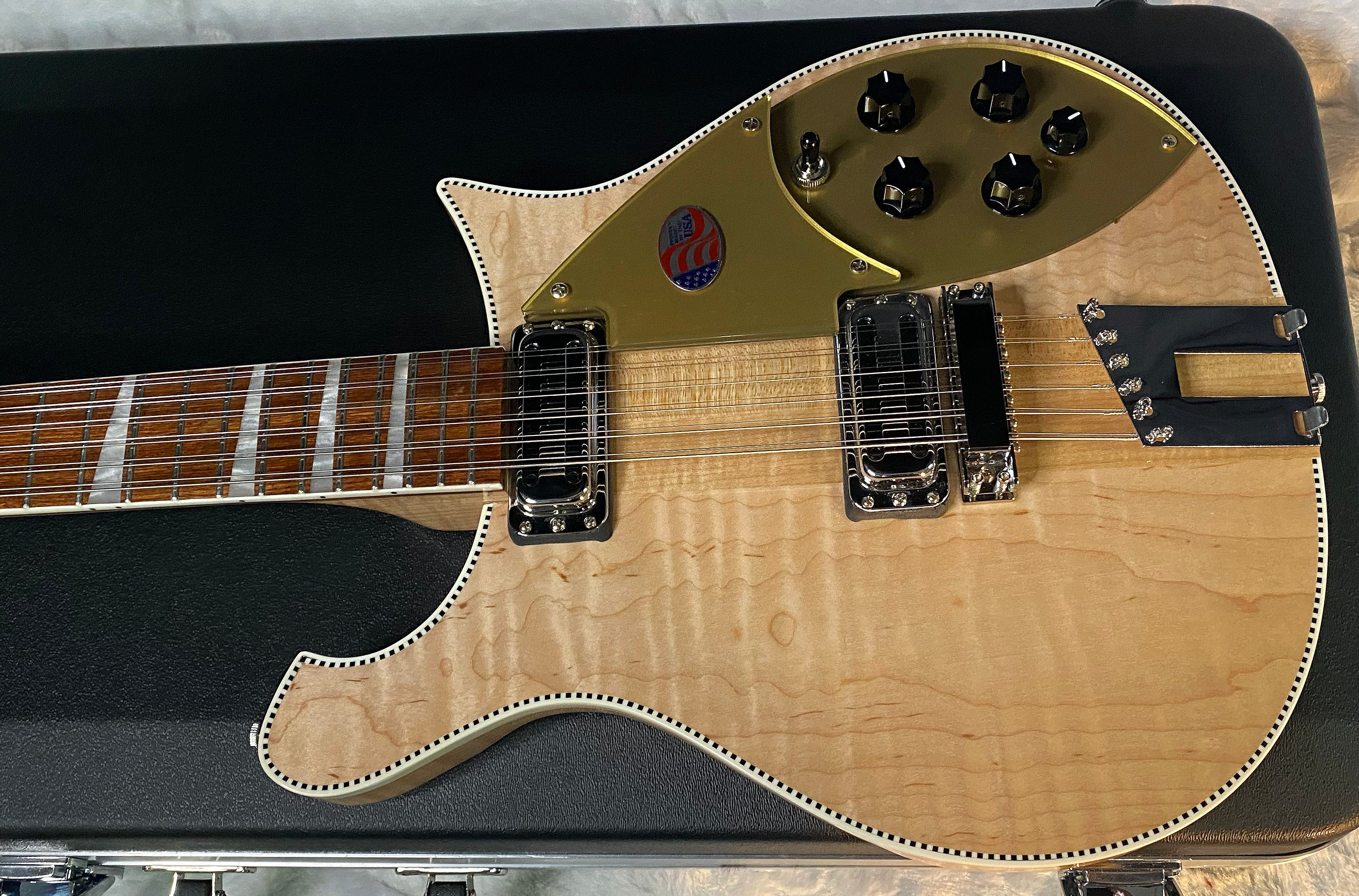 NEW! Rickenbacker 660/12 Maple Glo MG 7.55 lbs - Authorized Dealer - In Stock Ready to Ship- G06622