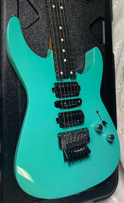 NEW ! Jackson Custom Shop Dinky HSH - Roasted Maple Neck & Ebony Fretboard - DK - Seafoam Green - Authorized Dealer - 8.3 lbs - G06618