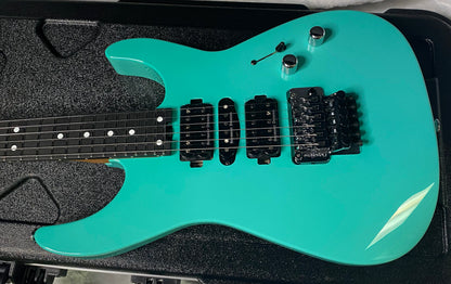 NEW ! Jackson Custom Shop Dinky HSH - Roasted Maple Neck & Ebony Fretboard - DK - Seafoam Green - Authorized Dealer - 8.3 lbs - G06618