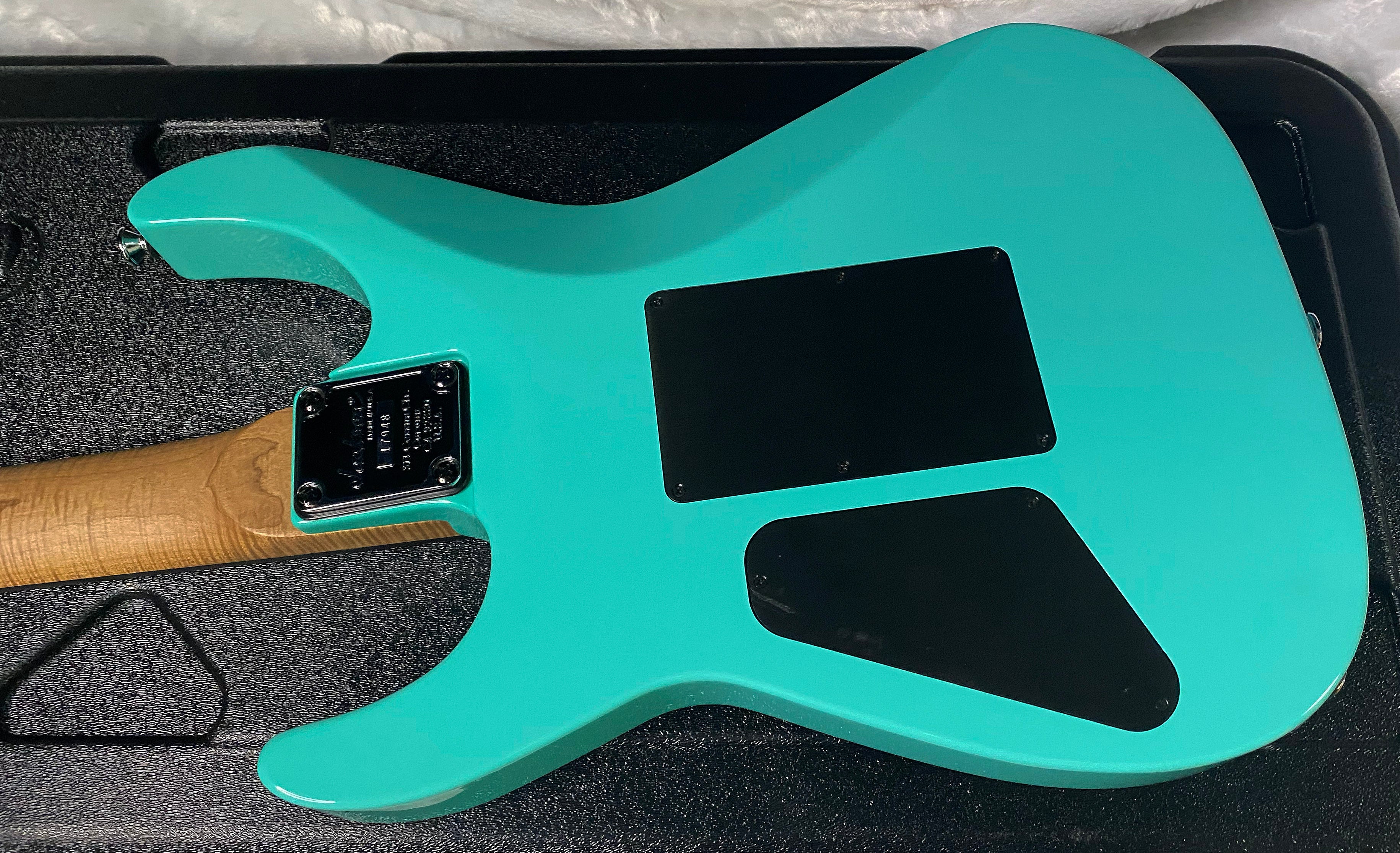 NEW ! Jackson Custom Shop Dinky HSH - Roasted Maple Neck & Ebony Fretboard - DK - Seafoam Green - Authorized Dealer - 8.3 lbs - G06618