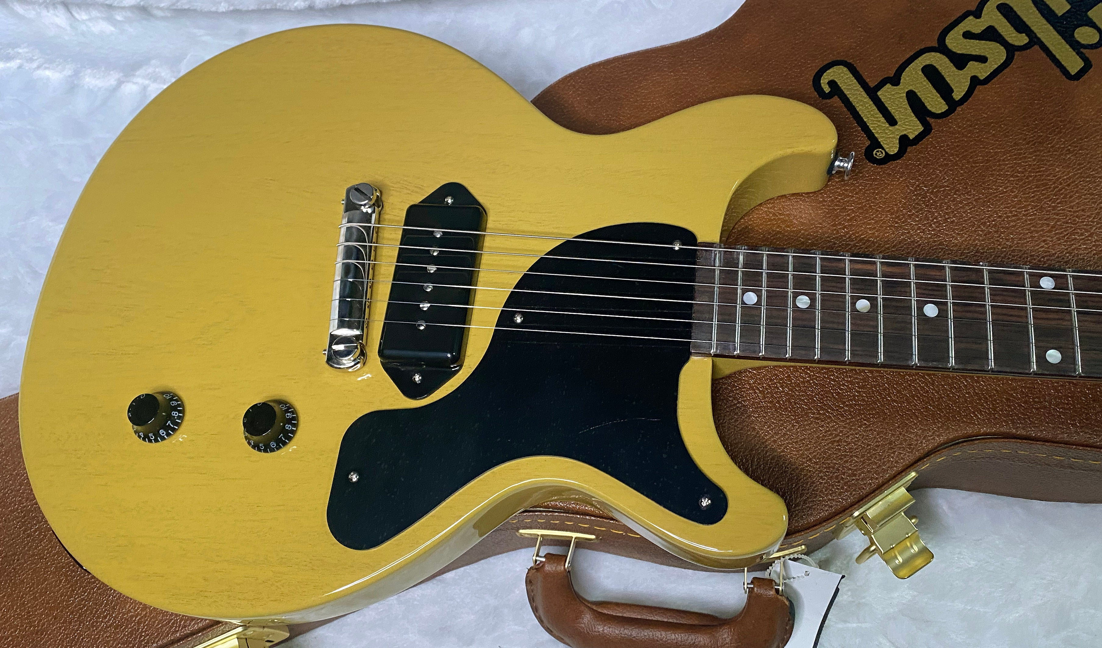 NEW! Gibson Les Paul Junior DC Double Cut - TV Yellow - Authorized Dealer - Only 6.85 lbs - G07220