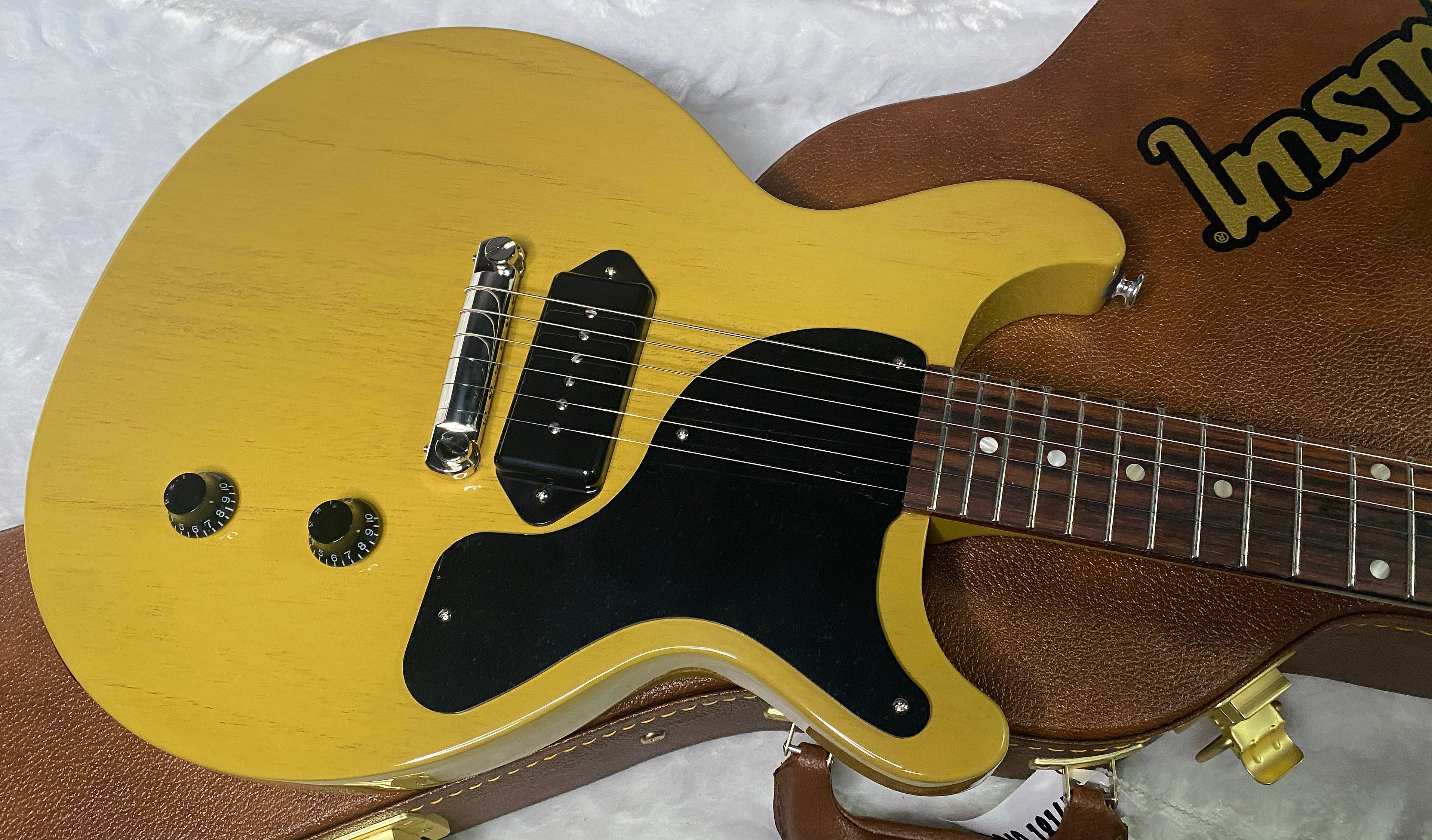 NEW! Gibson Les Paul Junior DC Double Cut - TV Yellow - Authorized Dealer - Only 6.9 lbs - G07218