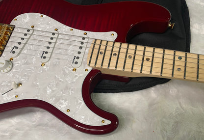 NEW ! Fender Richie Kotzen Stratocaster - Transparent Red Burst - Made in Japan - Authorized Dealer - 8.1 lbs - G05405