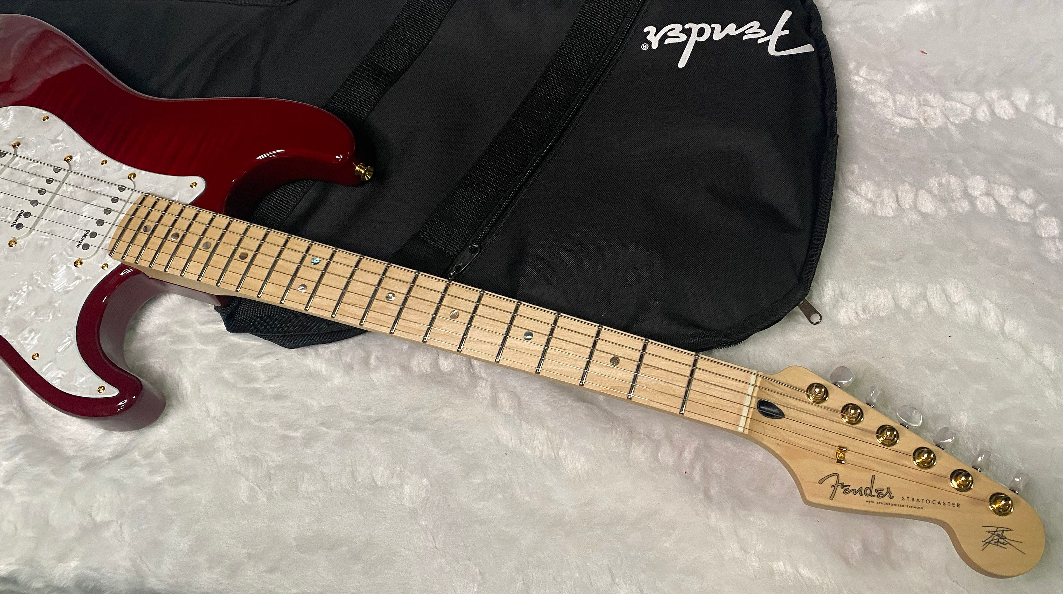 NEW ! Fender Richie Kotzen Stratocaster - Transparent Red Burst
