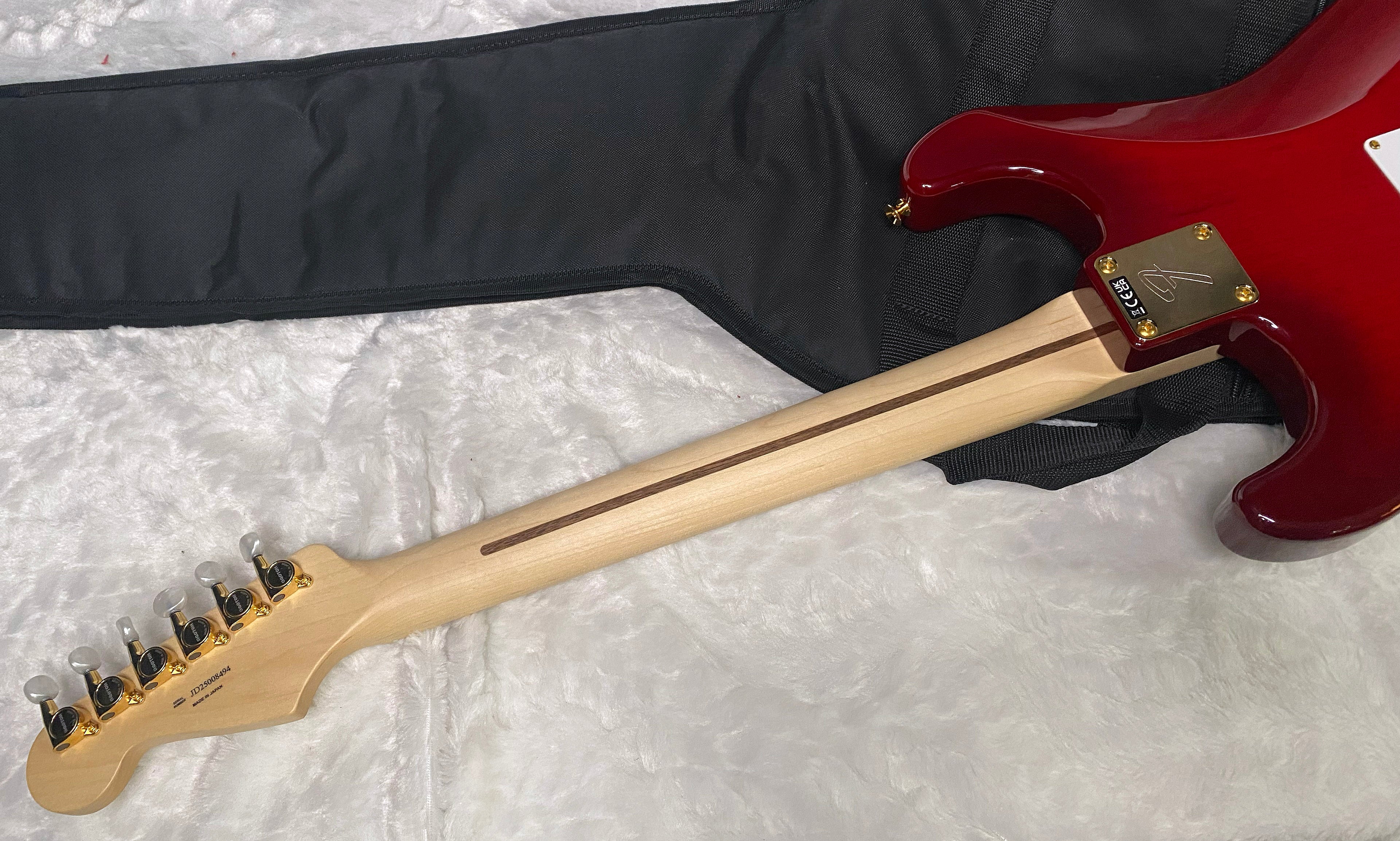 NEW ! Fender Richie Kotzen Stratocaster - Transparent Red Burst - Made in Japan - Authorized Dealer - 8.1 lbs - G05405