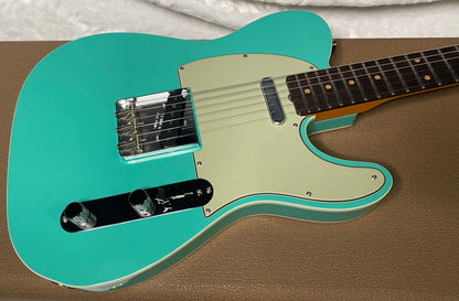 NEW! Fender Custom Shop Flamethrower Telecaster Custom - NOS - Modern Specs - Texas Special Pick-Ups - AAAA Flamed Neck -Seafoam Green - Authorized Dealer - 8lbs - G07232