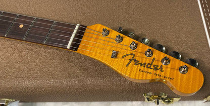 NEW! Fender Custom Shop Flamethrower Telecaster Custom - NOS - Modern Specs - Texas Special Pick-Ups - AAAA Flamed Neck -Seafoam Green - Authorized Dealer - 8lbs - G07232