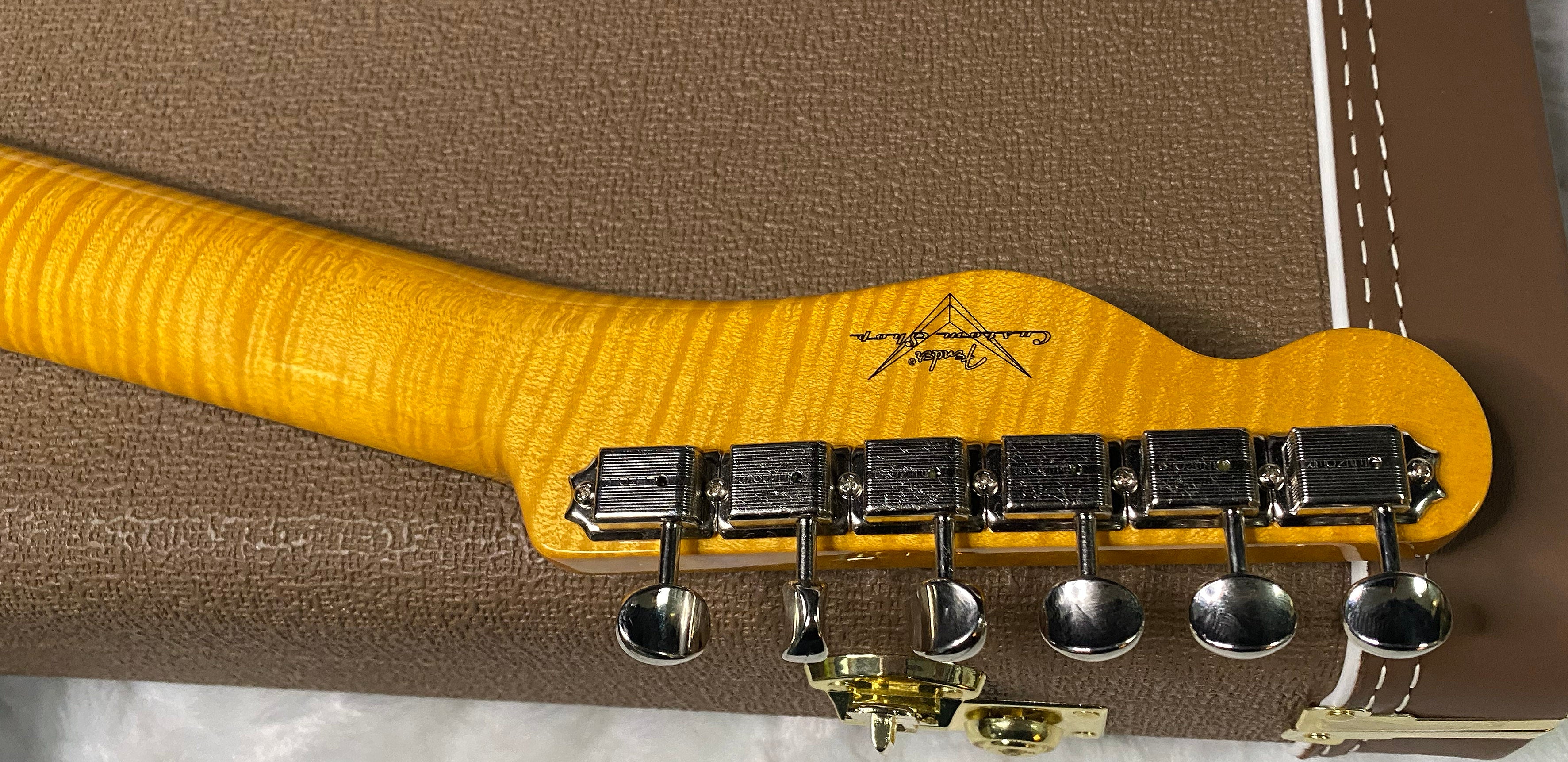 NEW! Fender Custom Shop Flamethrower Telecaster Custom - NOS - Modern Specs - Texas Special Pick-Ups - AAAA Flamed Neck -Seafoam Green - Authorized Dealer - 8lbs - G07232