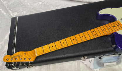 NEW! Fender Custom Shop Flamethrower Telecaster Custom - NOS - Modern Specs - Texas Special Pick-Ups - AAAA Flamed Neck - Purple Sparkle - Authorized Dealer - 7.8lbs - G07233