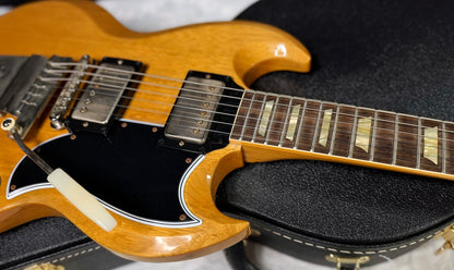 NEW! Gibson Custom Shop Limited Edition 1964 SG Standard Korina Reissue VOS Antique Natural w/Maestro Vibrola - Authorized Dealer - In-Stock! 8lbs - G08014