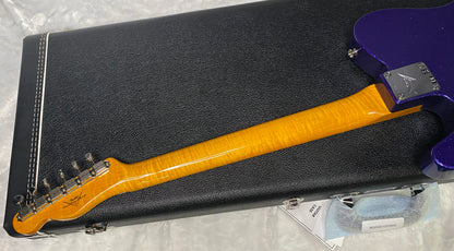 NEW! Fender Custom Shop Flamethrower Telecaster Custom - NOS - Modern Specs - Texas Special Pick-Ups - AAAA Flamed Neck - Purple Sparkle - Authorized Dealer - 7.8lbs - G07233