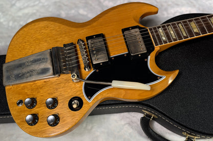 NEW! Gibson Custom Shop Limited Edition 1964 SG Standard Korina Reissue VOS Antique Natural w/Maestro Vibrola - Authorized Dealer - In-Stock! 8lbs - G08014