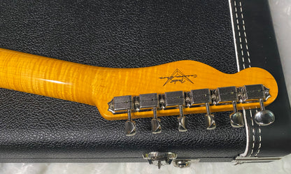 NEW! Fender Custom Shop Flamethrower Telecaster Custom - NOS - Modern Specs - Texas Special Pick-Ups - AAAA Flamed Neck - Purple Sparkle - Authorized Dealer - 7.8lbs - G07233