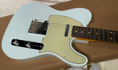 NEW! Fender Custom Shop Flamethrower Telecaster Custom - NOS - Modern Specs - Texas Special Pick-Ups - AAAA Flamed Neck -Sonic Blue - Authorized Dealer - 7.9lbs - G07231