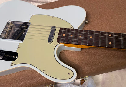 NEW! Fender Custom Shop Flamethrower Telecaster Custom - NOS - Modern Specs - Texas Special Pick-Ups - AAAA Flamed Neck -Sonic Blue - Authorized Dealer - 7.9lbs - G07231
