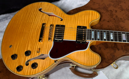 NEW! Gibson Custom 1960 ES-355 Reissue - Antique Blonde, Light Aged- Authorized Dealer - In-Stock! 8.5lbs - G07976