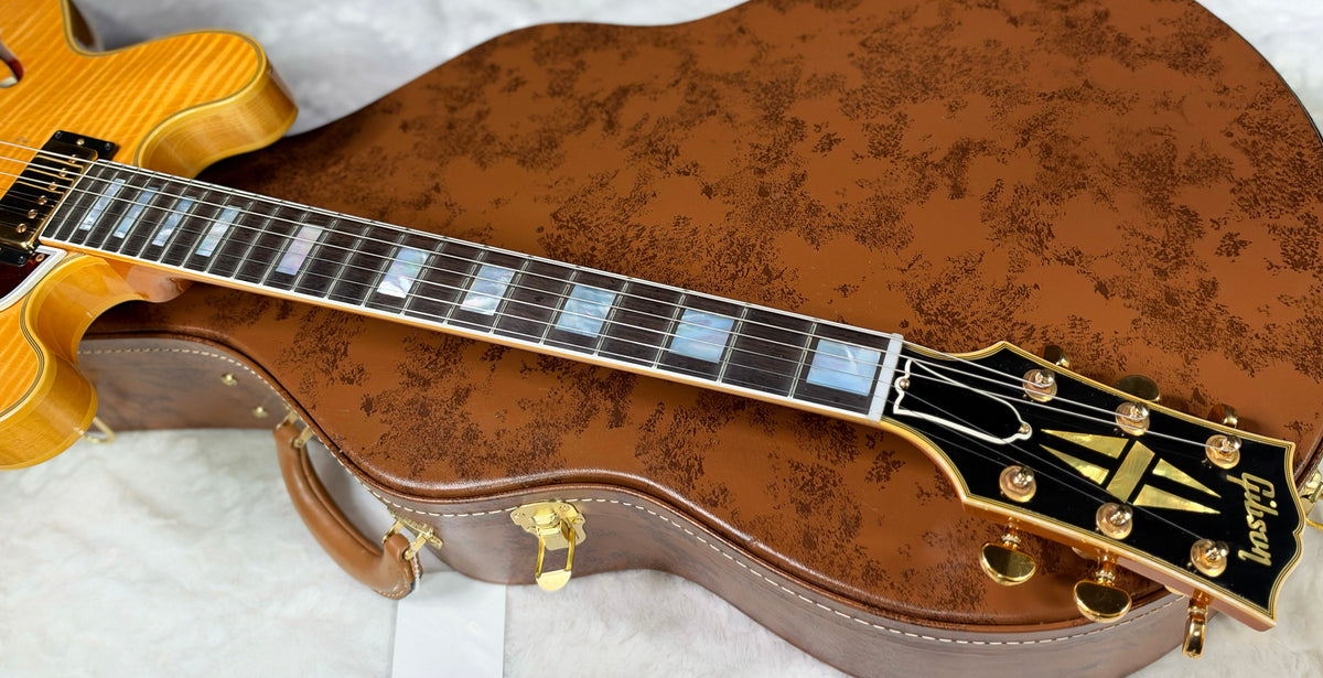 NEW! Gibson Custom 1960 ES-355 Reissue - Antique Blonde, Light Aged- Authorized Dealer - In-Stock! 8.5lbs - G07976